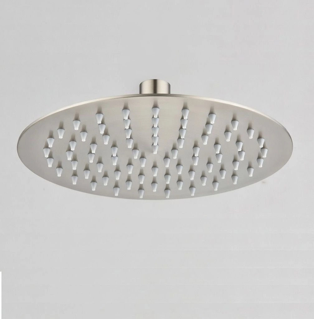 Soffione doccia ultraslim tondo acciaio inox lucido D30 cm IBIZA - Cromato