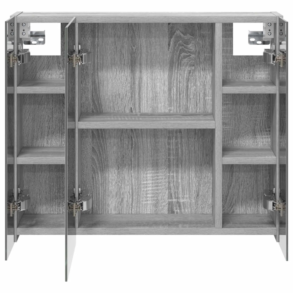 Mobiletto per specchio da bagno Grigio Sonoma 60 x 14,5 x 50 cm 889076