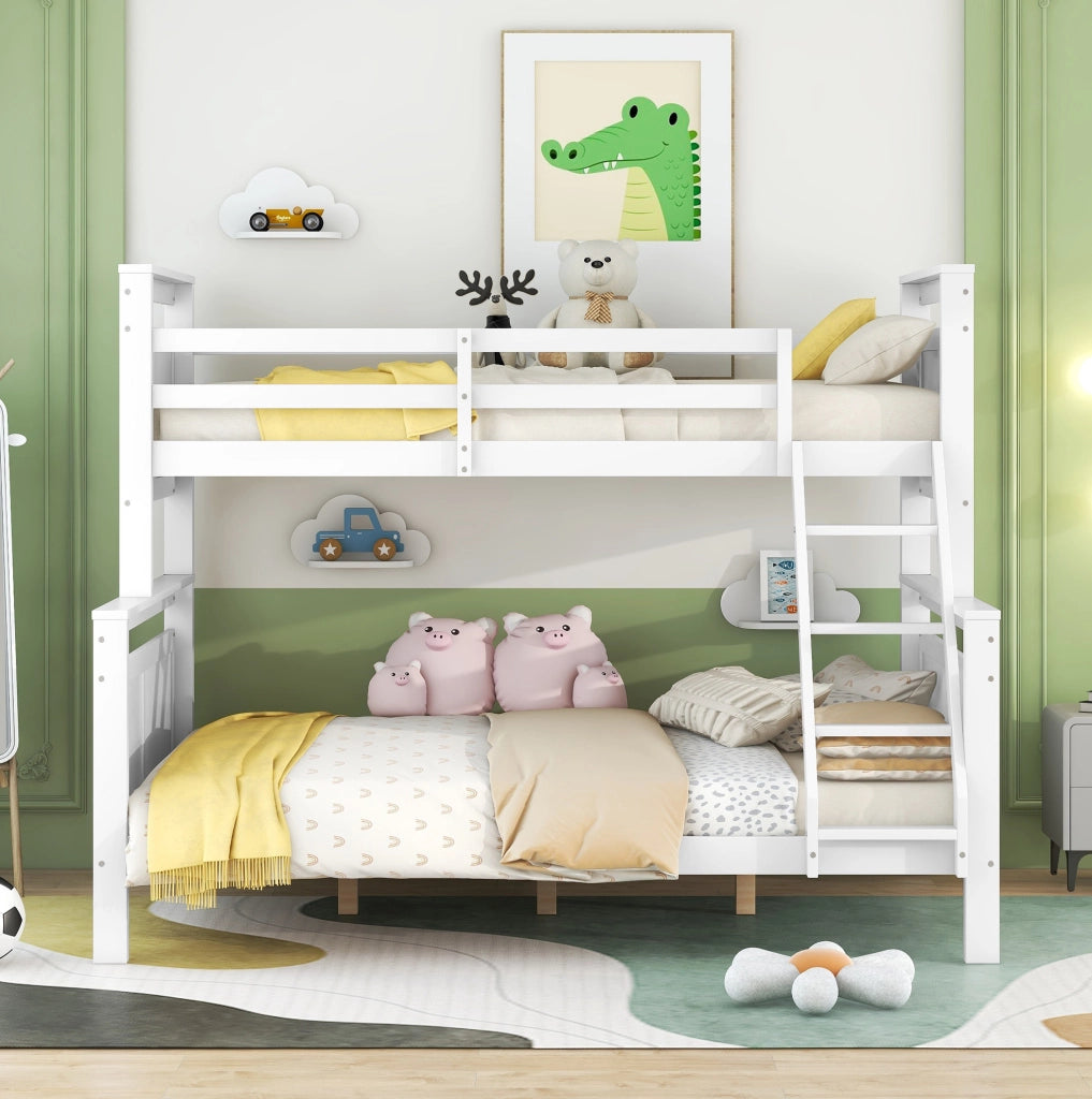 Letto a castello in legno 90/140x200 cm divisibile in 2 letti separati