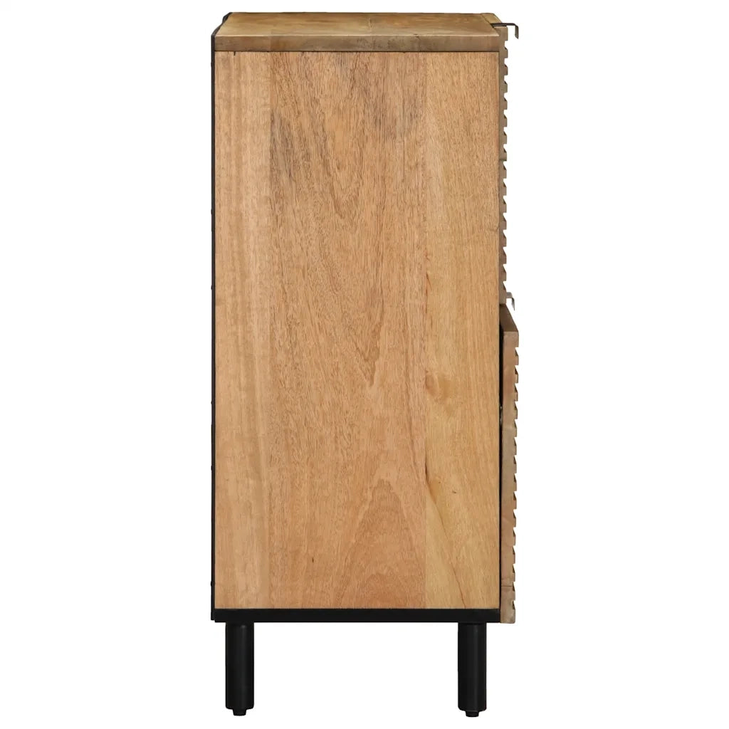 Credenza Marrone 80x33x75 cm in Legno Massello di Mango 4017747