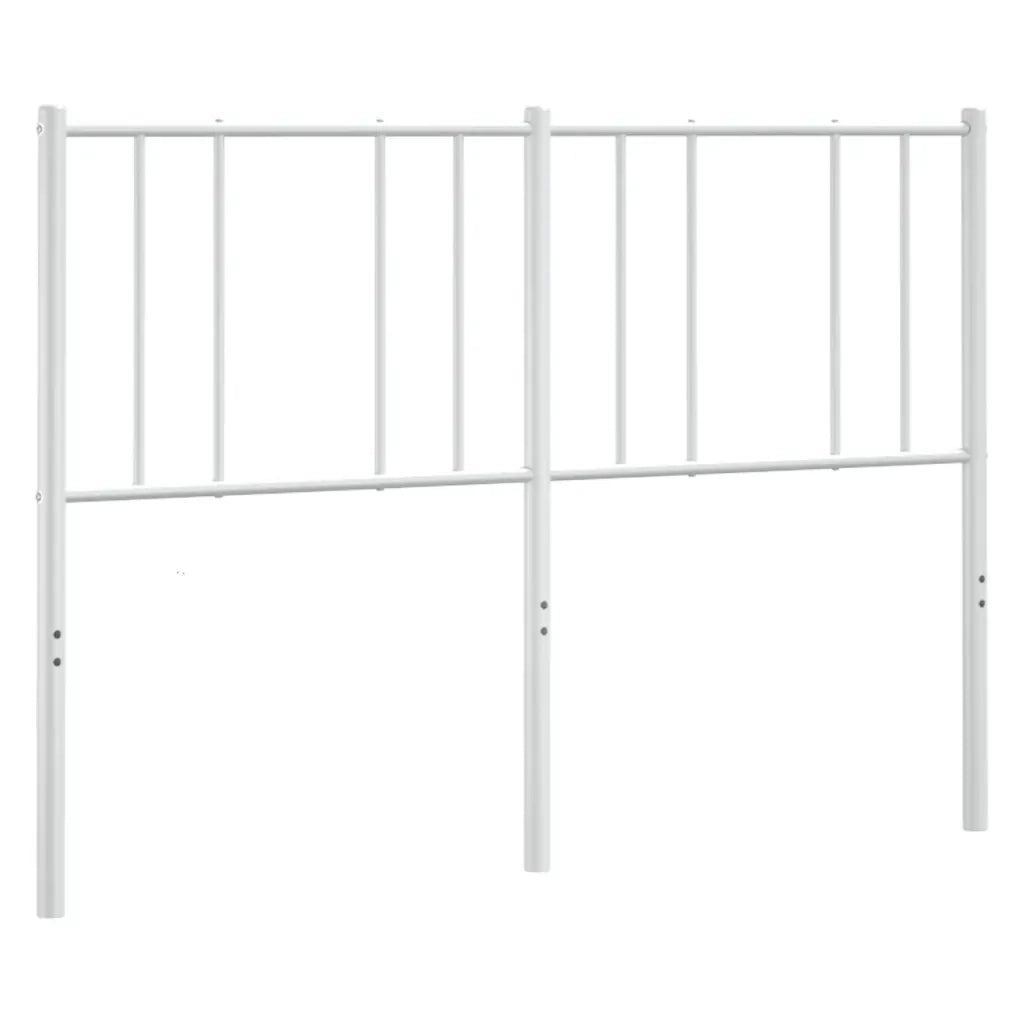 Testiera in Metallo Bianco 160 cm