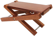 Sostegno per chitarra in legno di noce con regolazione di altezza - Chitarra classica - Stile elegante - Chitarra in legno di noce - Corretta posizione del corpo - Altezza regolabile - Modello con piedistallo
