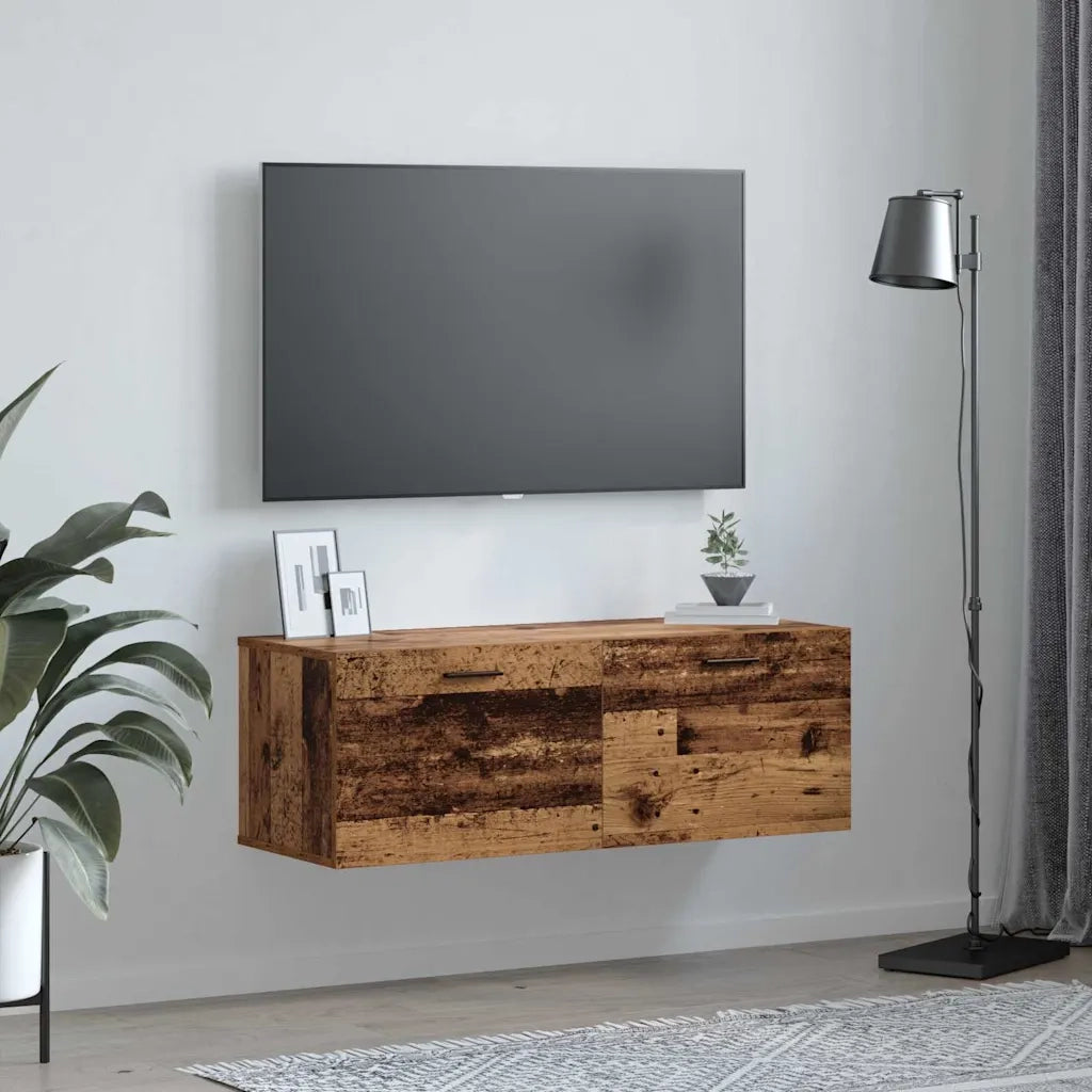 Mobiletto a muro Legno vecchio 100 x 36,5 x 35 cm