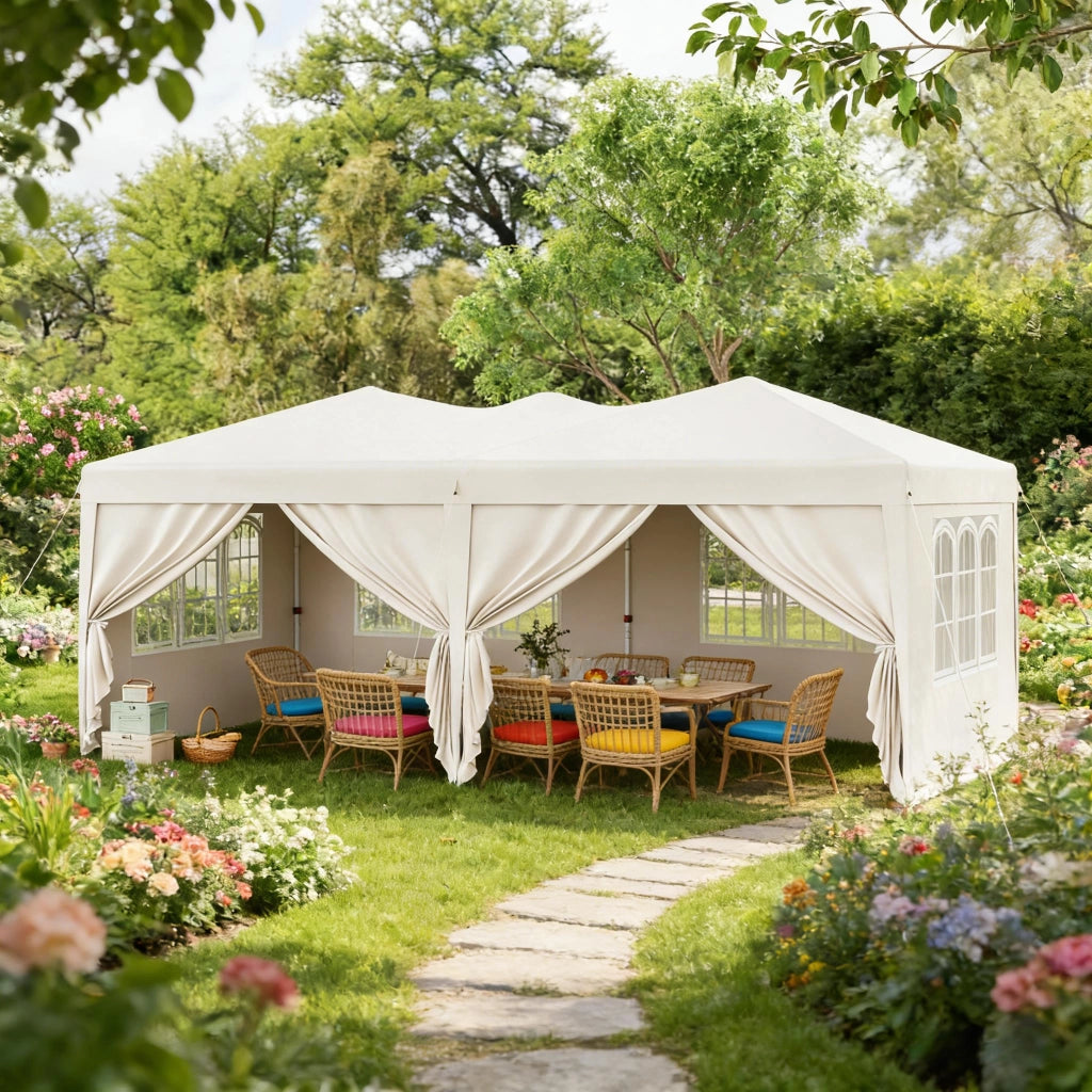 Spazioso gazebo tenda per feste rifugio per la privacy con borsa da trasporto (solo con gazebo)