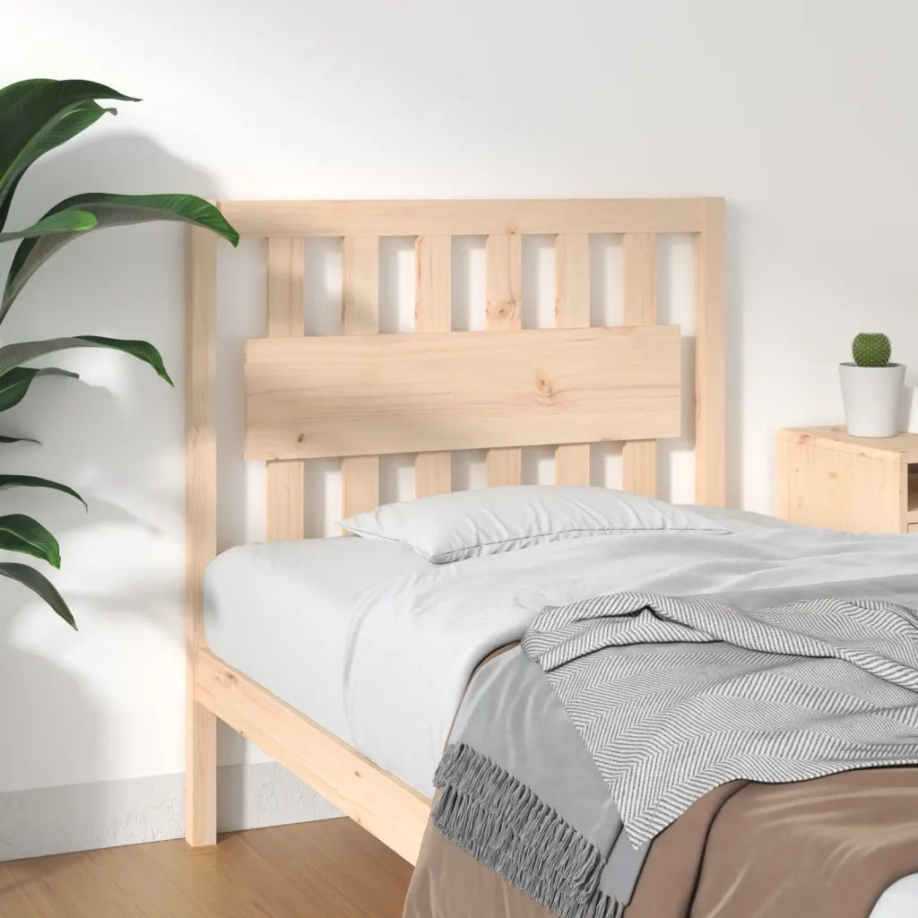 Testiera | Testata per Letto 95,5x4x100 cm in Legno Massello di Pino