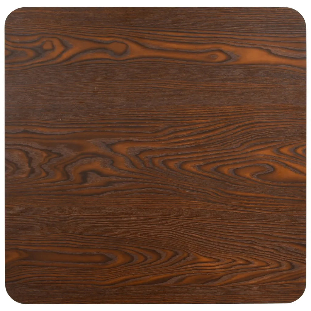 Tavolo da BistrÃ² Marrone Scuro 80x80 cm in MDFcod mxl 97198