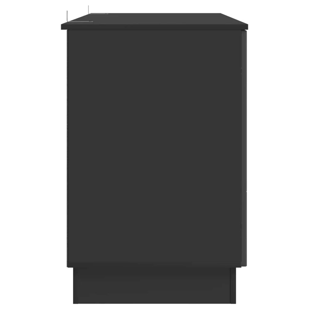 Scrivania Nero 142,5 x 50 x 75 cm Legno ingegnerizzato 3414622