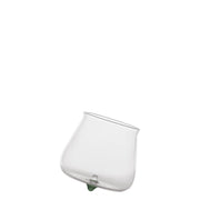 Pirolo Set 6 Bicchieri Tumbler Junior in Vetro Borosilicato Verde - Design a Trottola Ruotante, Eleganti, Resistenti e Lavabili in Lavastoviglie