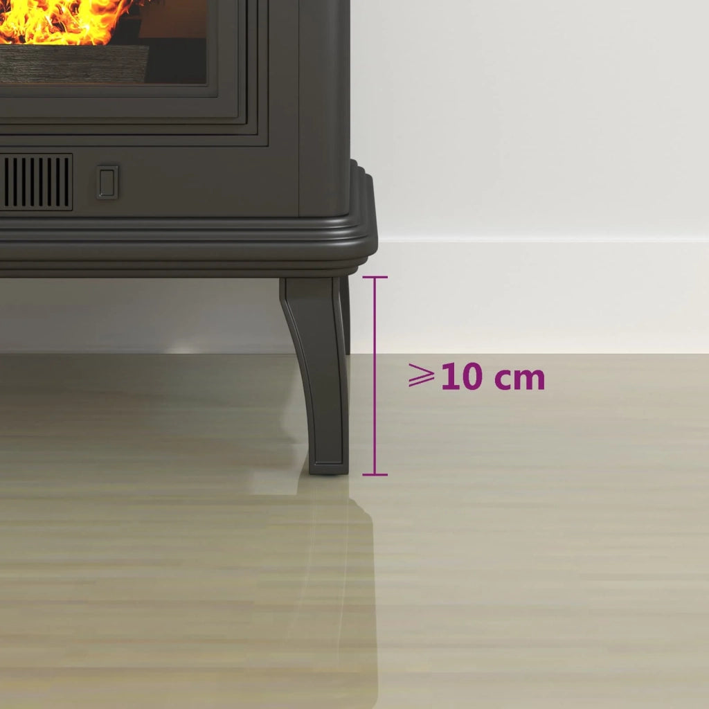 Piastra in vetro per camino Trasparente 800 x 600 mm Vetro CFW4648988