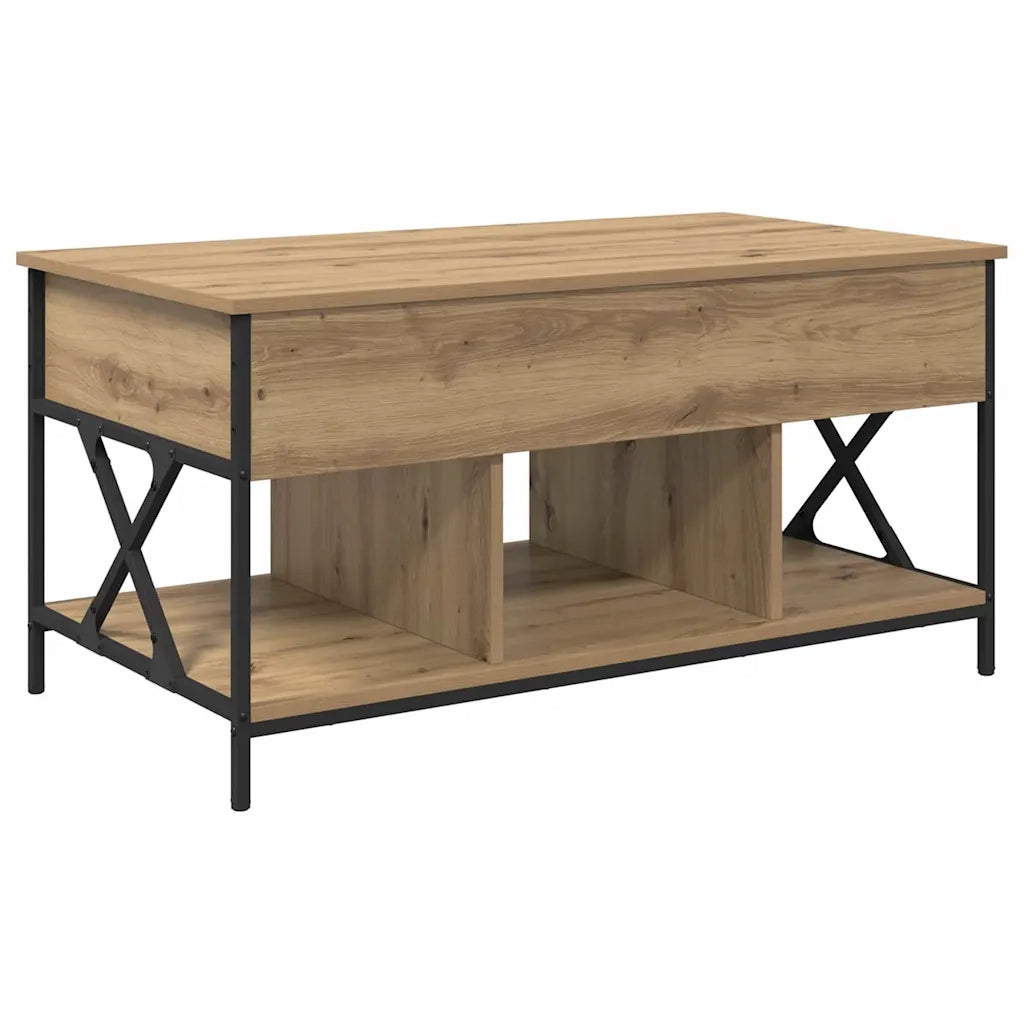 Tavolino da salotto | Tavolino da caff¨¨ | Tavolino da Soggiorno Rovere artigianale 100 x 55 x 48.5 cm