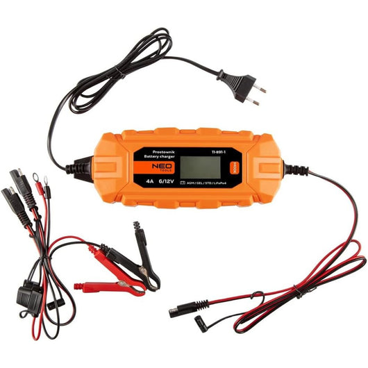 Topex 11-891-1 caricabatterie au t.per batterie 4a 70w 3-120ah ac