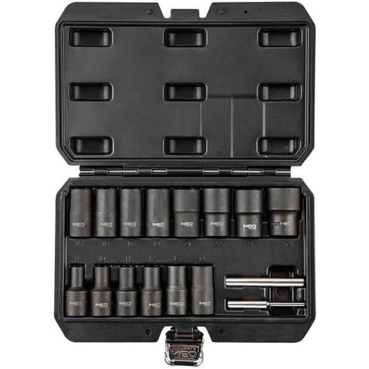 Topex 11-920 bussole 1/2, per d dadi danneggiati - set 16 pezzi