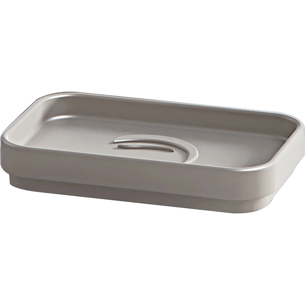 Portasapone d'appoggio in plastica riciclata 6398 Gedy serie SEVENTY Beige