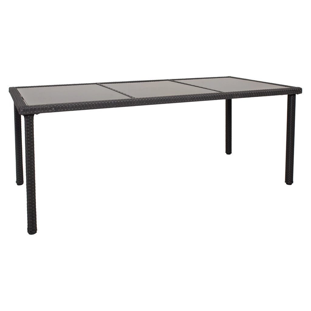 Set tavolo nero e 8 sedie
