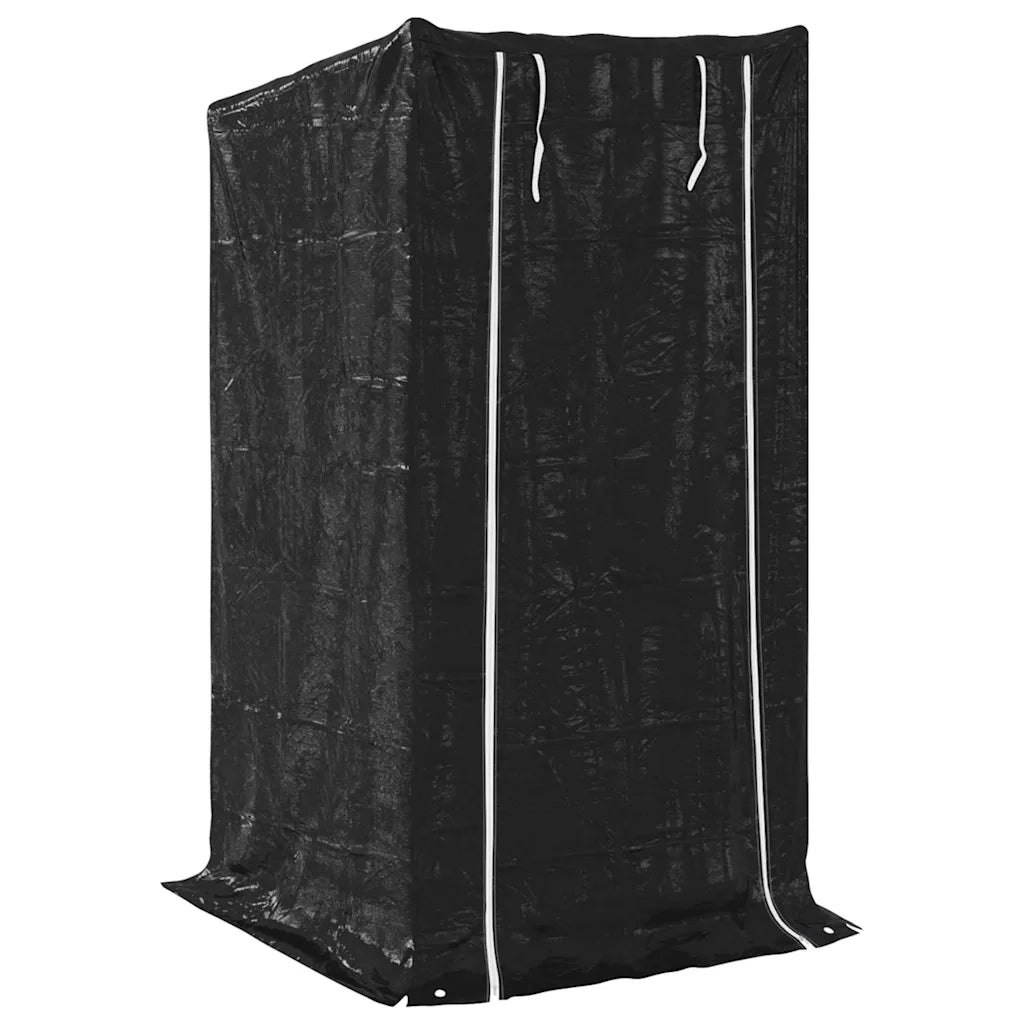 Rastrelliera per Legna con Copertura Antipioggia 100x100x200 cm 4104951