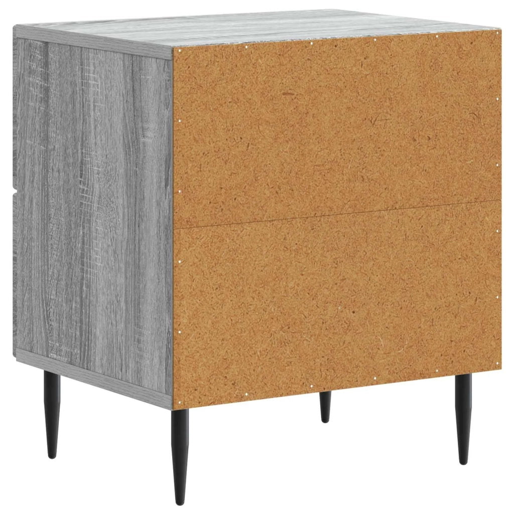 Armadio da Notte 2 pcs Grigio Sonoma 43 x 34,5 x 47,5 cm 894768