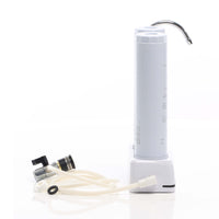 Naturewater Filtro acqua NW-2-CTOUF, Sistema di filtrazione a 2 livelli con cartucce, Filtro da banco