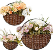 Set di Piantine per Muro Sferico - Bronzo - 3 Pezzi - Adatto per Interno ed Esterno