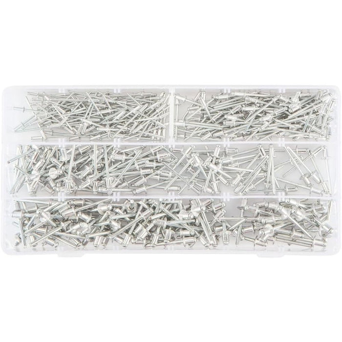 Topex 11-970 rivetti in allumini nio, 400 pezzi