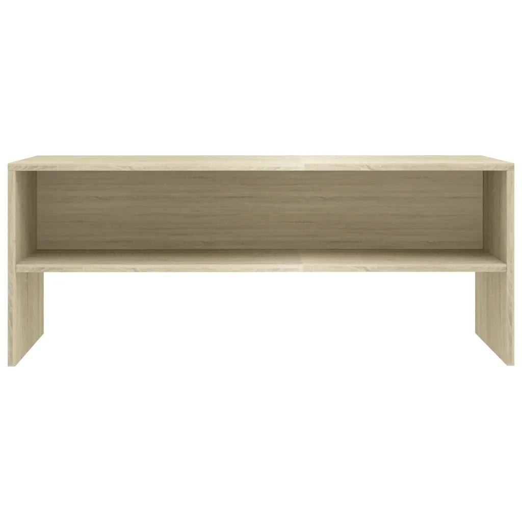 Mobile Porta TV Rovere Sonoma 100x40x40 cm in Legno Multistrato 800048