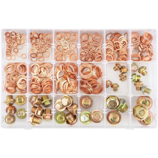 Topex 11-974 tappi con guarnizio ioni in rame, 534 pezzii