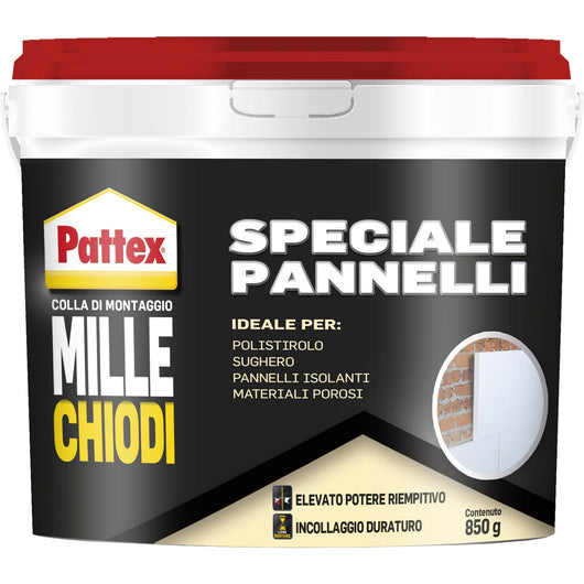 pattex millechiodi speciale pannelli 850 gr. cod:ferx.3453