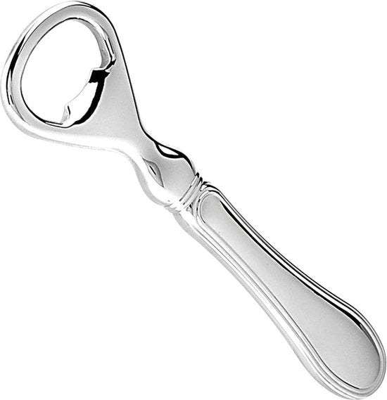 Opener per bottiglie da birra in acciaio inox con maniglia e chiusura a vite