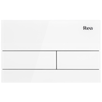 Pulsante Per Supporto Set Da Incasso Wc K011a-q Rea T White Glass