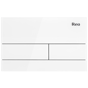 Pulsante Per Supporto Set Da Incasso Wc K011a-q Rea T White Glass