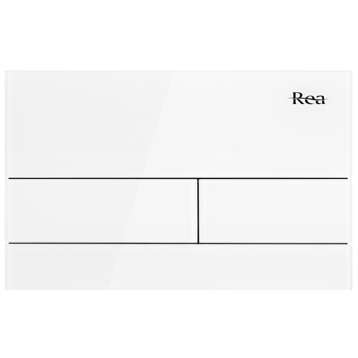 Pulsante Per Supporto Set Da Incasso Wc K011a-q Rea T White Glass