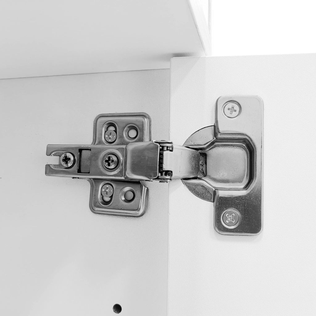 Scarpiera con 2 cassetti e 2 ante LED 16 colori ripiani regolabili in MDF bianca 80 × 35 × 105 cm