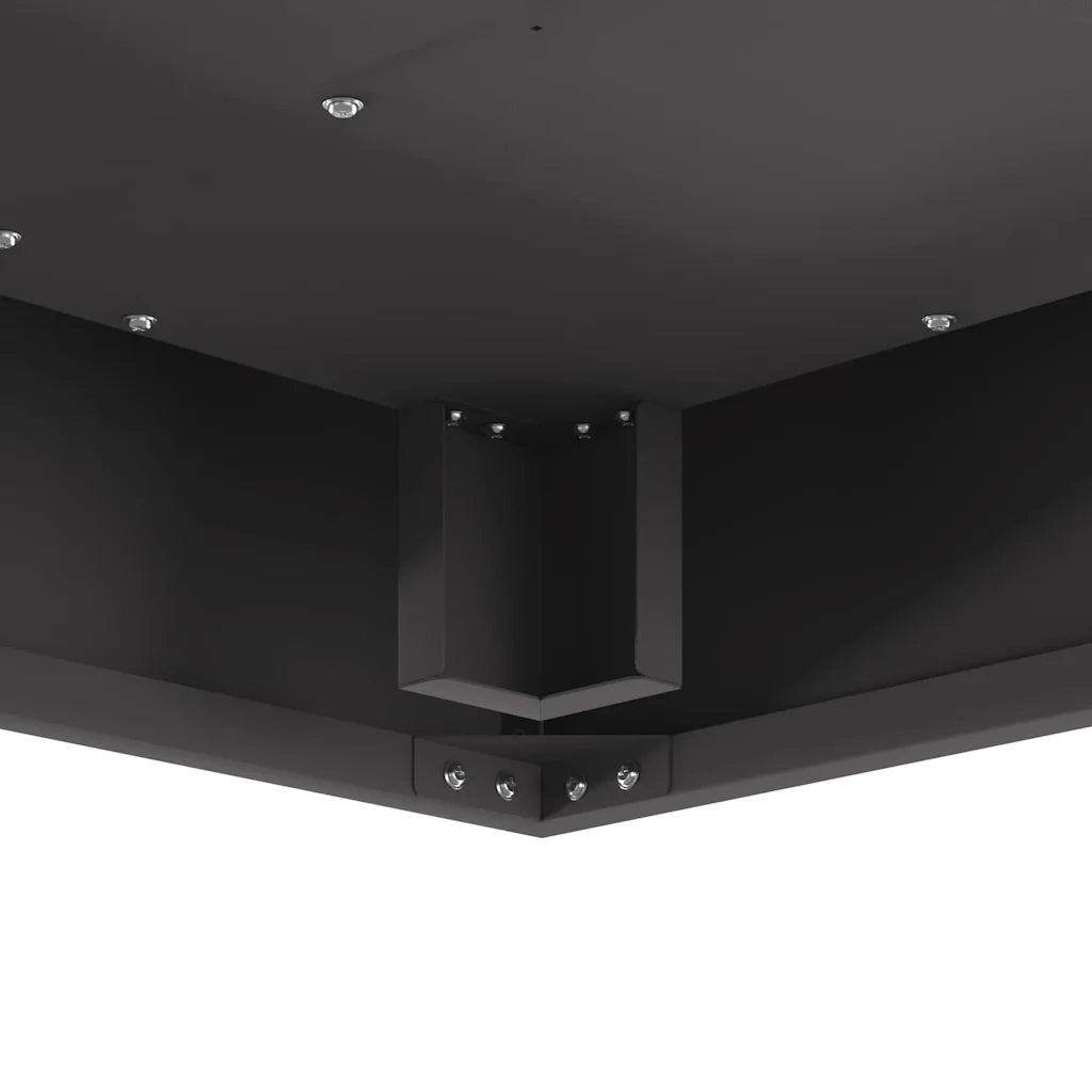 Focolare Nero 60 x 60 x 30 cm Acciaio CFW3375085