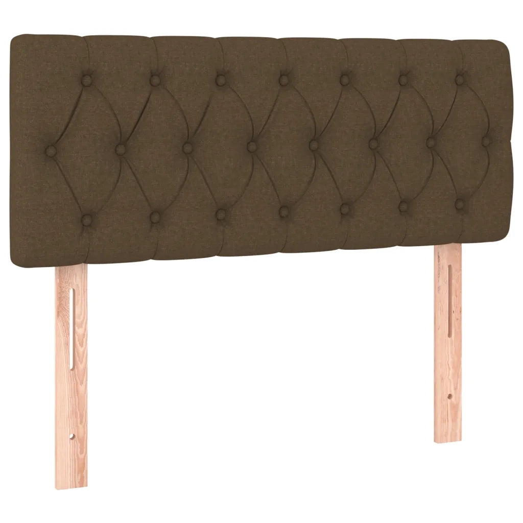 Giroletto a Molle con Materasso Marrone Scuro 90x200 cm Tessuto cod mxl 45339