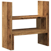 Organizer Scrivania Legno Antico 40x17x41 cm in Truciolato CFW7343836