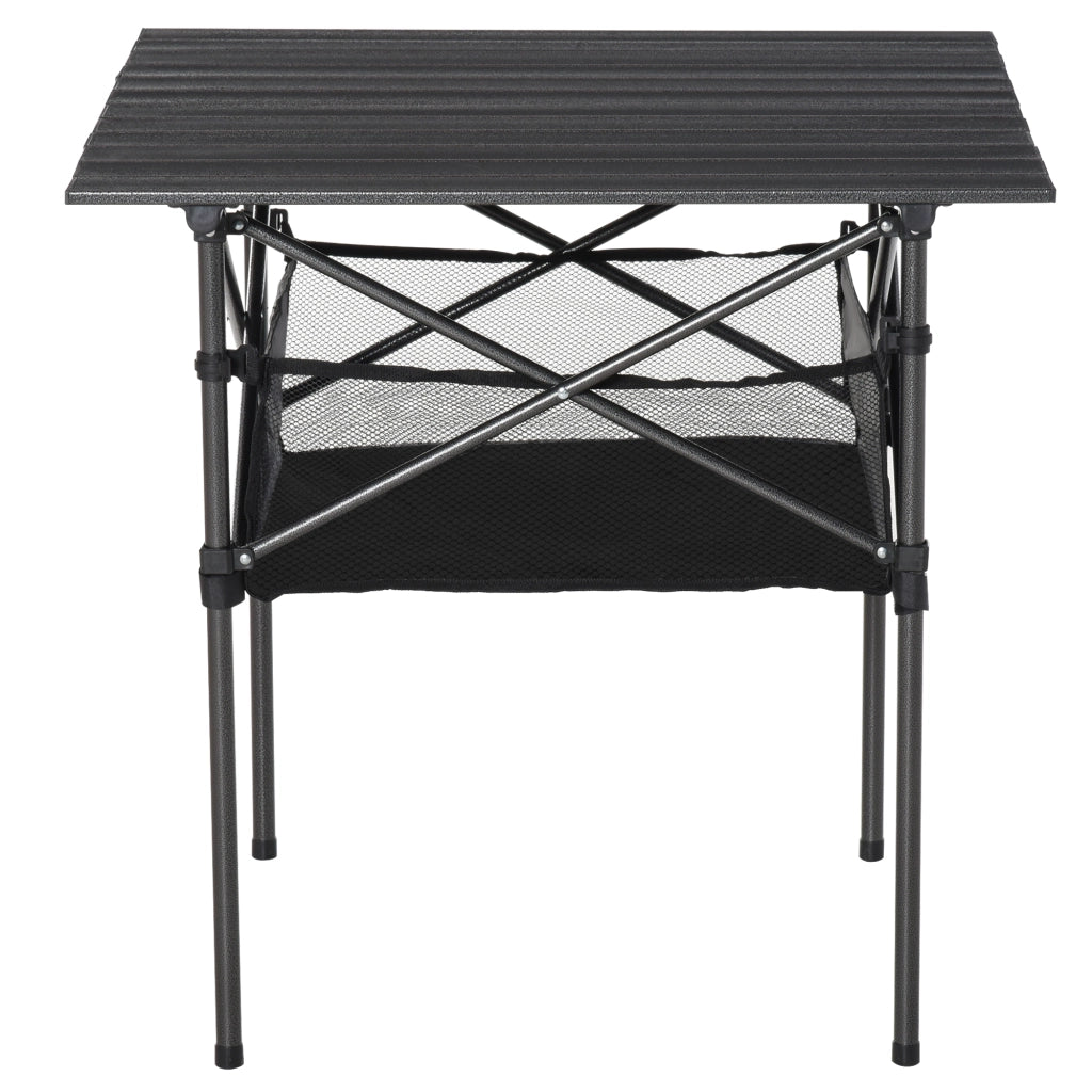 Tavolo pieghevole ¨C zephmum ¨C Aluminium nero 70x70x69 cm