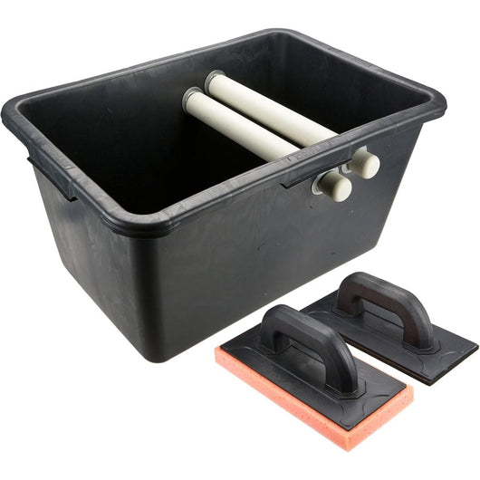 Topex 13a339 set piastrellista: : 40 l secchio frattazzo con gom