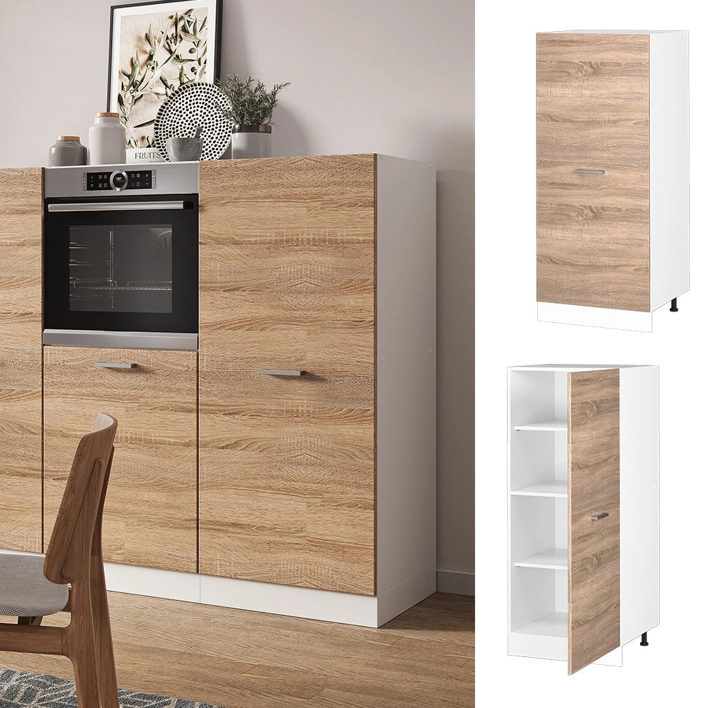 Mobile cucina dispensa R-Line Sonoma/Bianco 60 cm Vicco