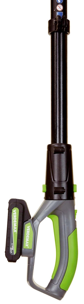 Soffiatore Assiale a Batteria 20V Verdemax SA20 Regolatore del Flusso Aria con Batteria Nero e Verde