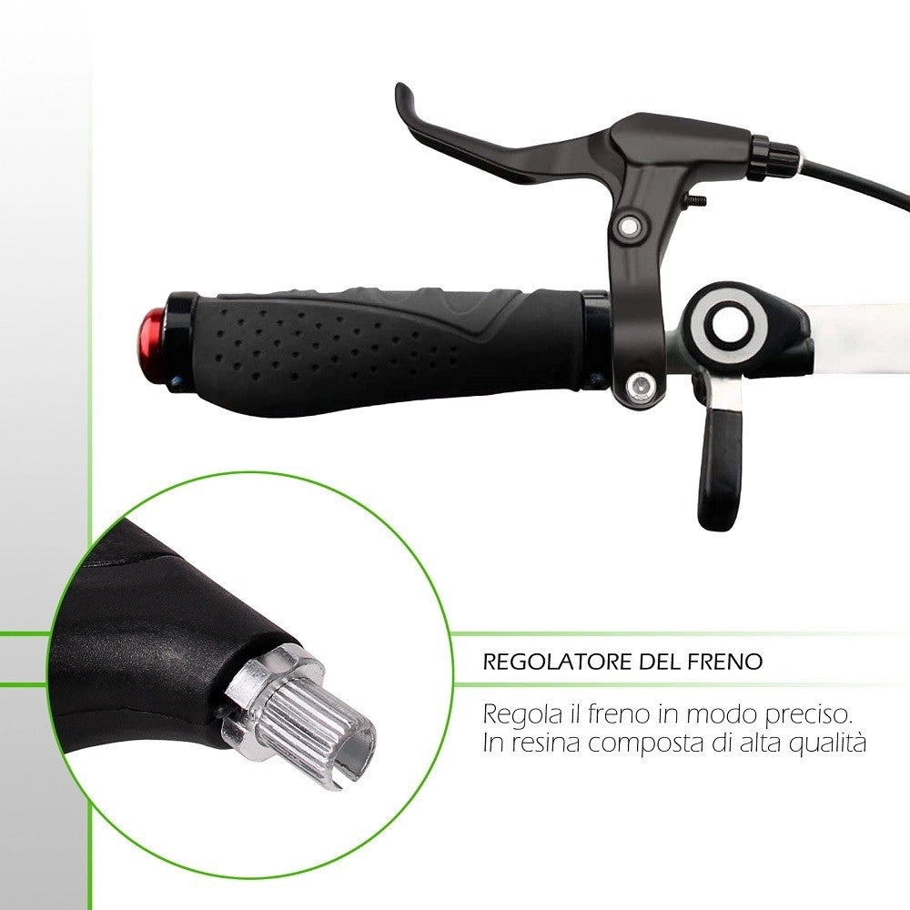 Trade Shop - Coppia Leve Freni In Resina Composta Per Bicicletta Attacco Universale Xc-1642 -