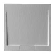 Piatto doccia quadrato 90x90 cm effetto pietra in marmoresina EUPHORIA grigio ATENE
