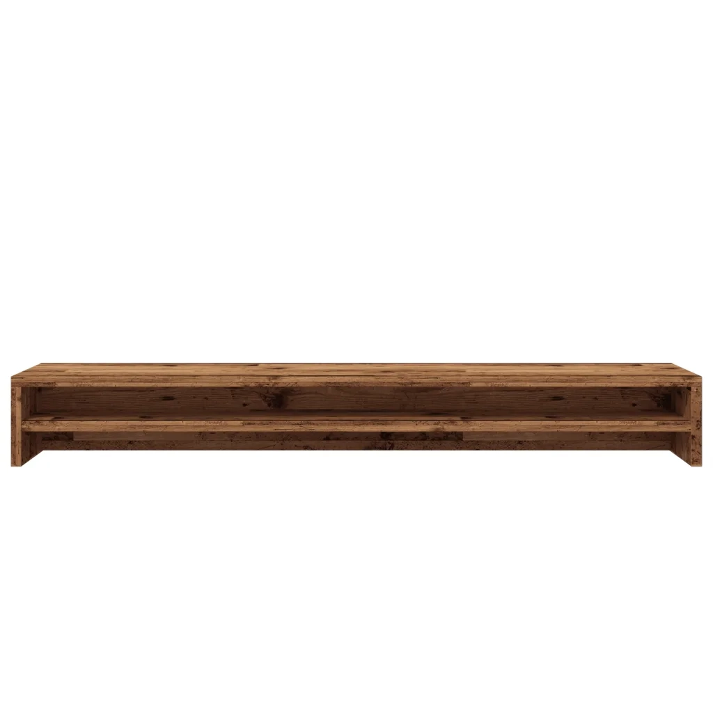 Supporto per Monitor Legno Antico 100x24x13cm Legno Multistrato 855824