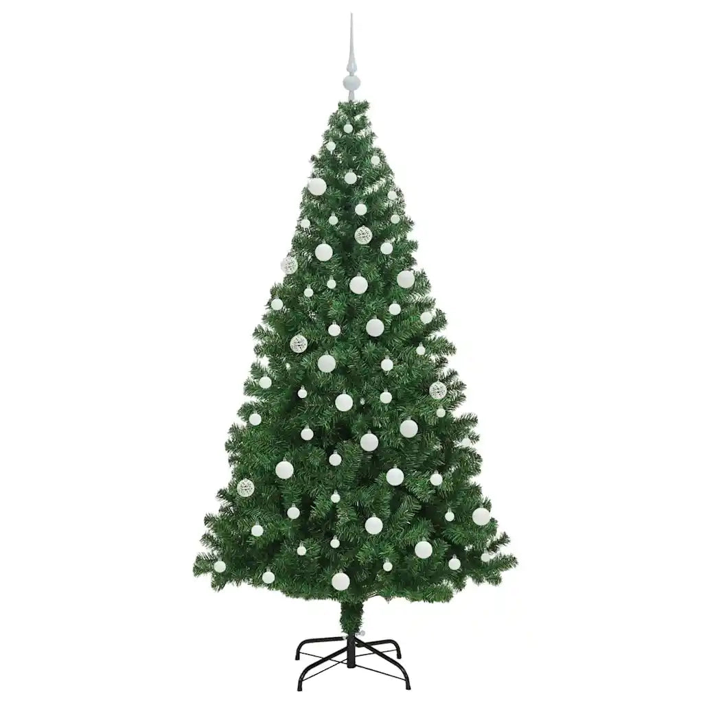 Albero di Natale artificiale con 300 LED Verde 180 cm 3396916