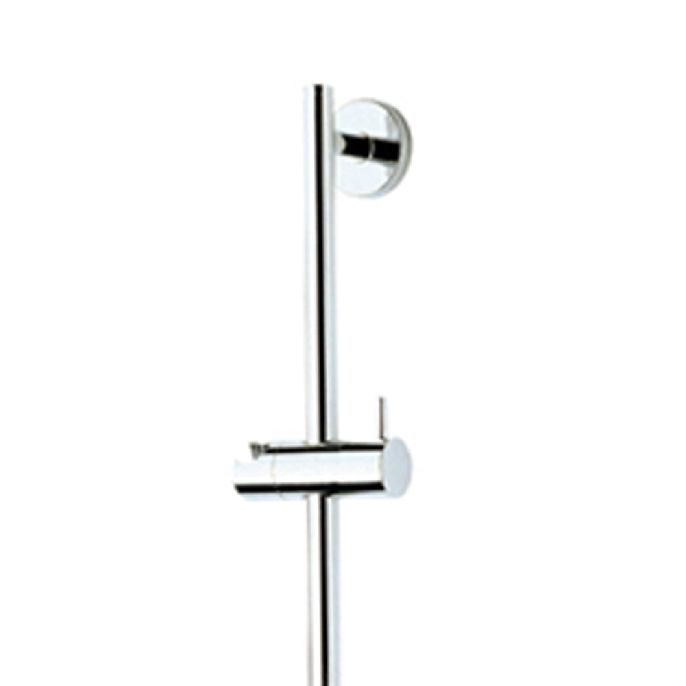 Saliscendi 60 cm in ottone cromato con flessibile e asta toda minimale