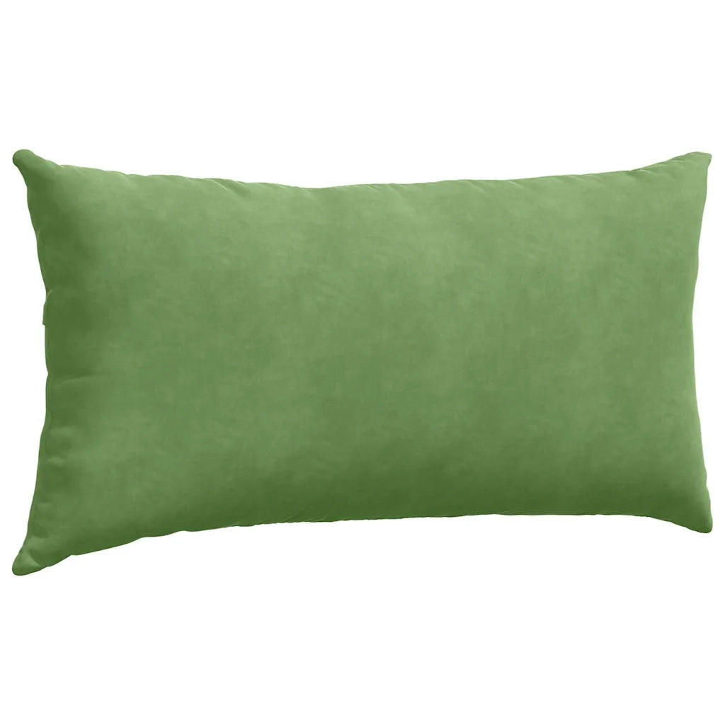 Cuscini da Divano 2 pz | Cuscini per sedie Verde chiaro 80 x 40 cm