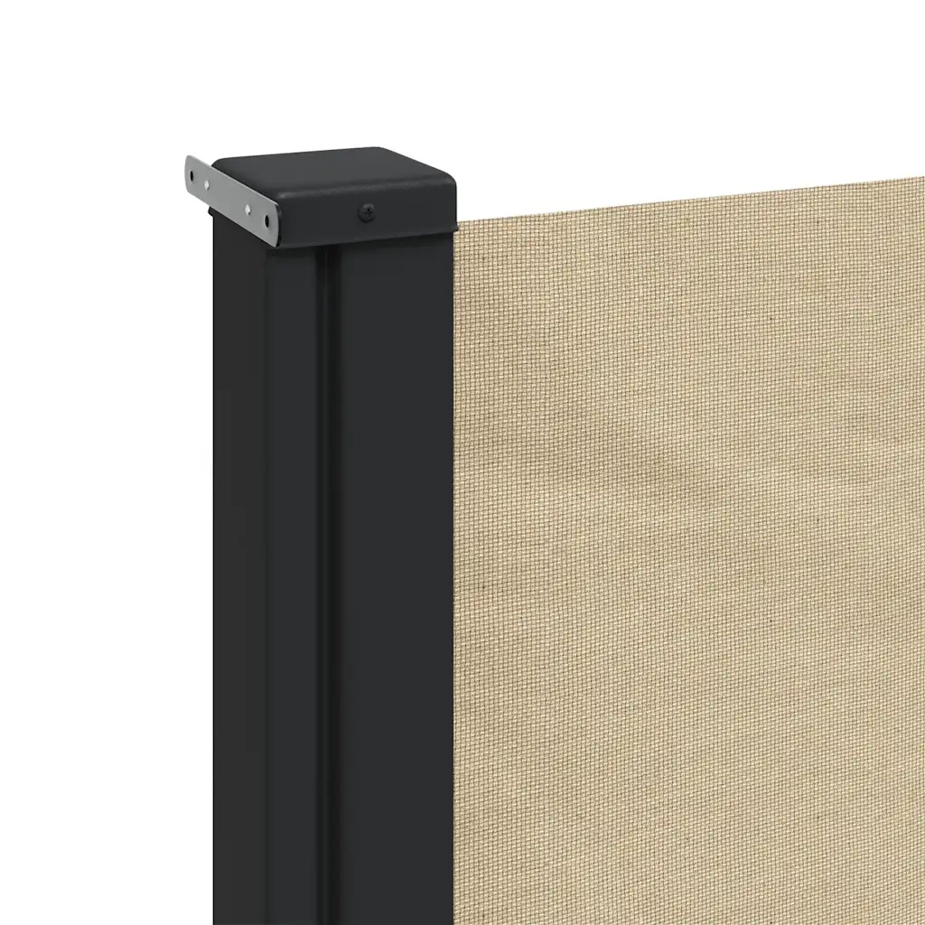 Tenda da Sole Laterale Retrattile Beige 200x600 cm 4004555