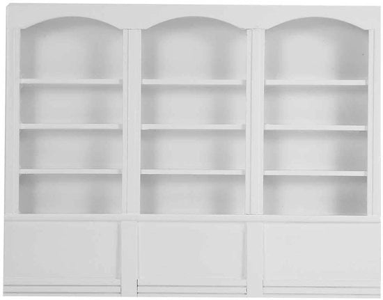 Cassa libri in legno per miniature 1:12 - Dimensioni: 23x17,9x2,8cm