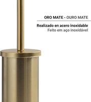 Sostegno per spazzola da bagno in oro - accessorio da bagno elegante