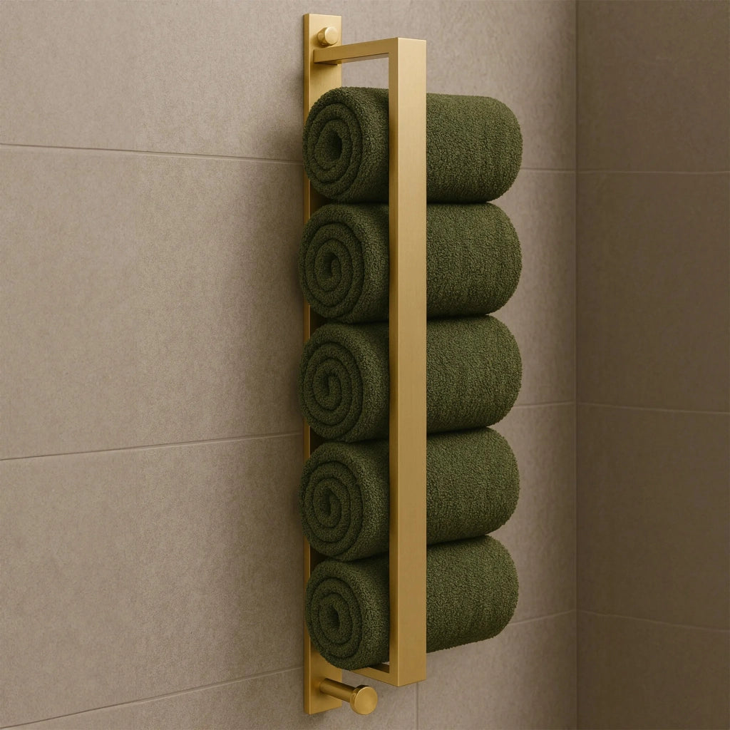 Portasciugamano Da Bagno Brush Gold