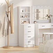 Credenza con cassetto Bianco 40 x 41 x 135 cm Legno multistrato 865046
