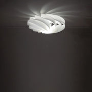 Plafoniera Moderna Flat Polilux ® Bianco 3 Luci E27